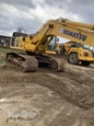 Used Excavator in yard for Sale,Used Komatsu Excavator ready for Sale,Back of used Komatsu for Sale